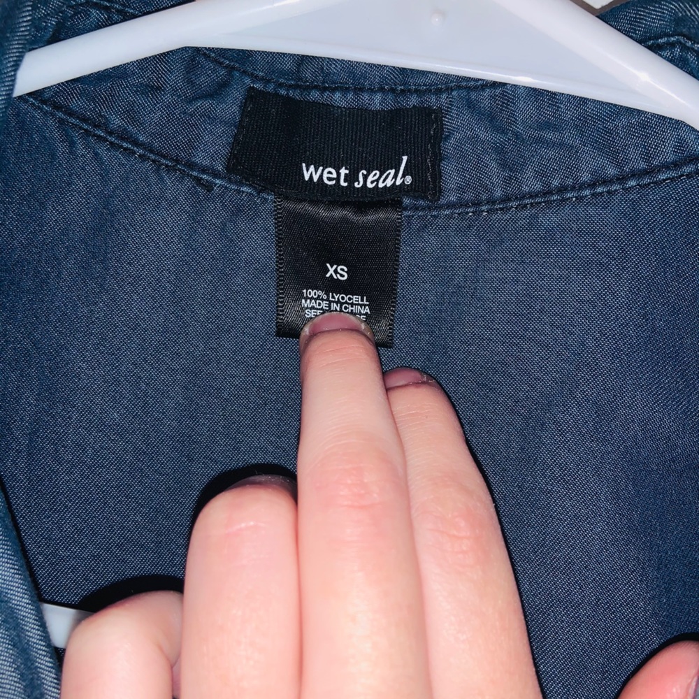 Wet Seal Denim shirt